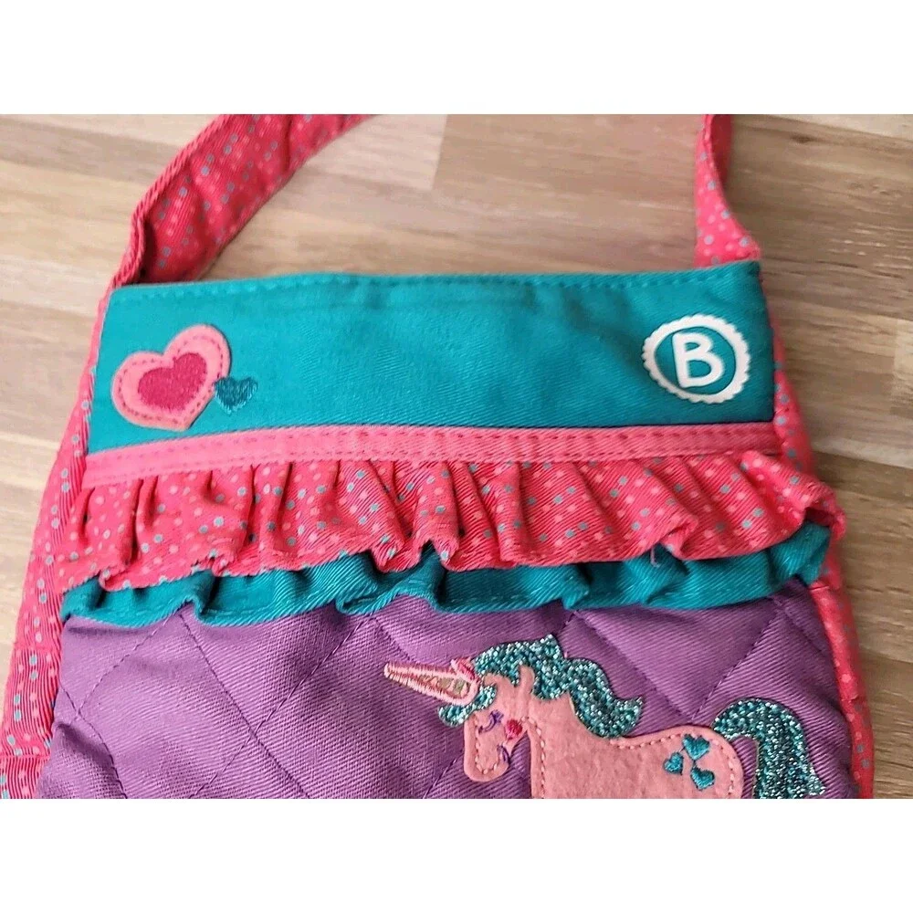 Stephen‎ Joseph Quilted Unicorn Purse for Girls Pink Purple - Cute!
